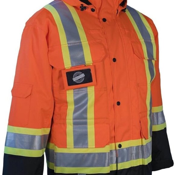 New w/Tags Forcefield 6-in-1 Hi Vis Winter Safety Parka 2X-Large - Picture 1 of 1
